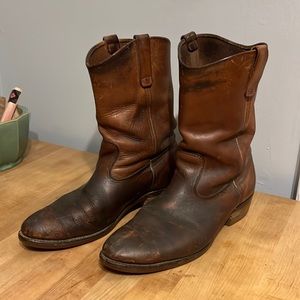 VINTAGE Made In USA Red Wing Cowboy Boots.